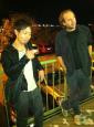 Vinyl-Anaconda's Taro Miyasugi with Jellyfish Record's Stephan Colloredo